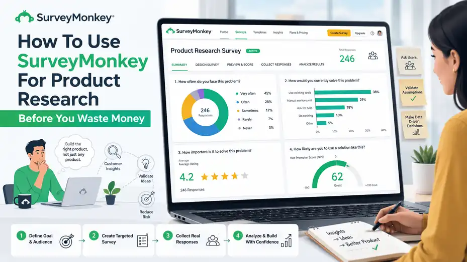 An informative illustration about How To Use SurveyMonkey For Product Research Before You Waste Money