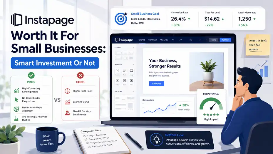 An informative illustration about Instapage Worth It For Small Businesses Smart Investment Or Not