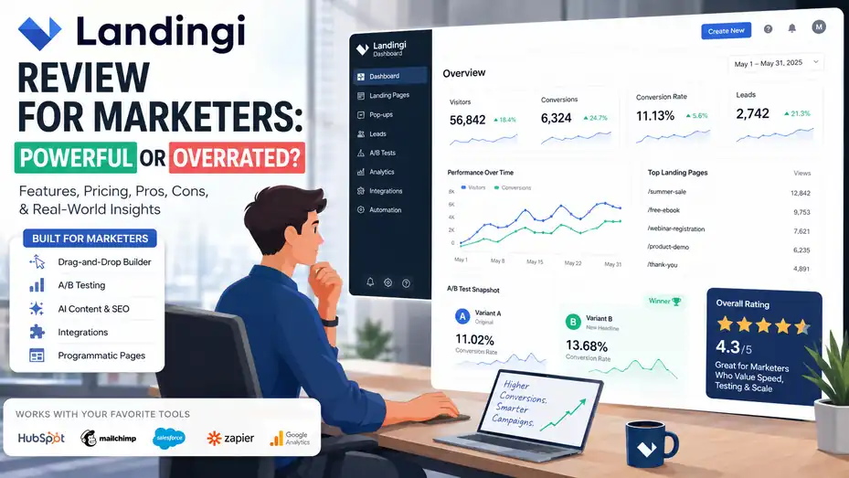 An informative illustration about Landingi Review For Marketers Powerful Or Overrated