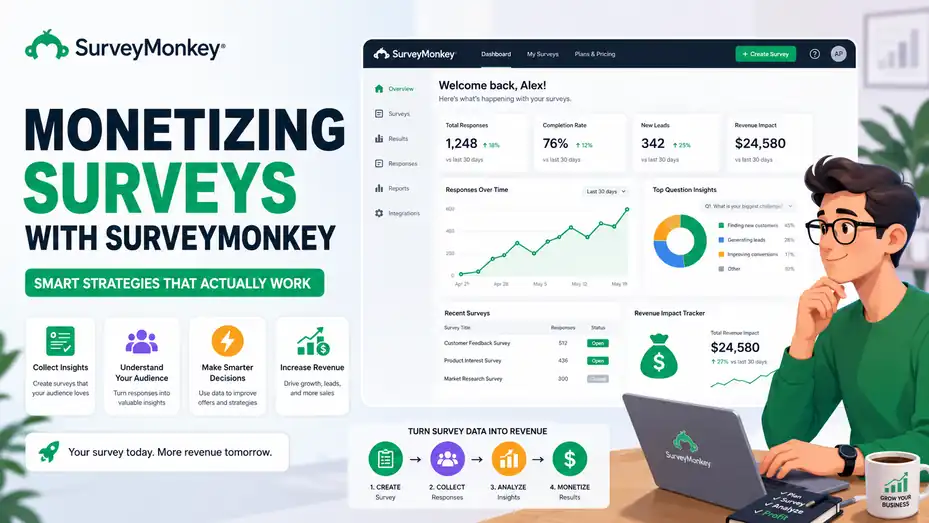 An informative illustration about Monetizing Surveys With SurveyMonkey Smart Strategies That Actually Work