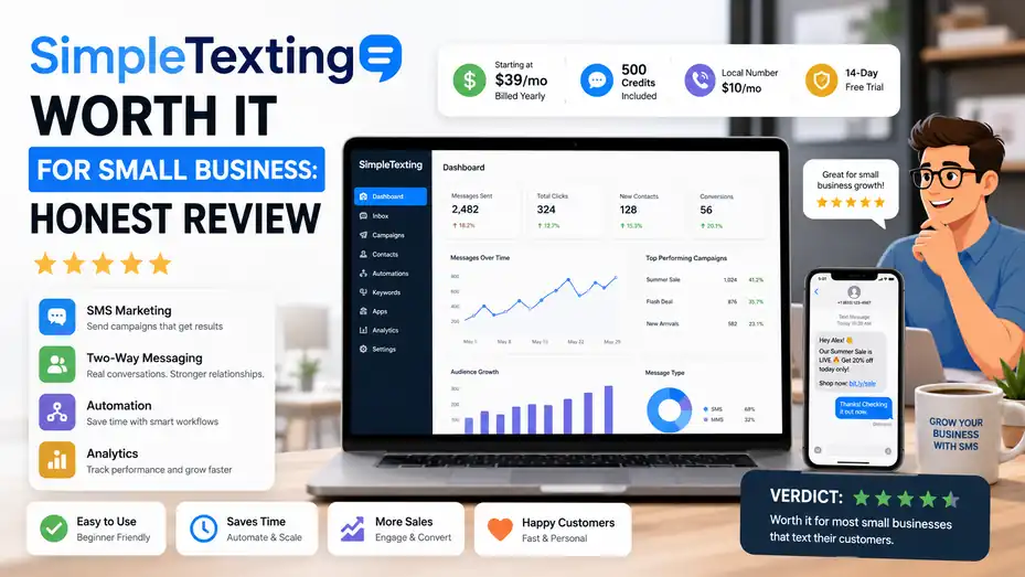 An informative illustration about SimpleTexting Worth It For Small Business Honest Review