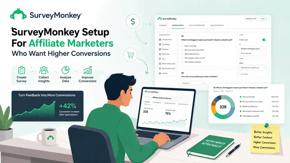 An informative illustration about SurveyMonkey Setup For Affiliate Marketers Who Want Higher Conversions