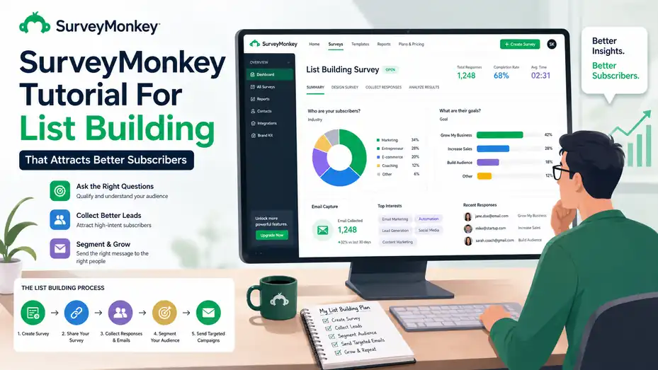 An informative illustration about SurveyMonkey Tutorial For List Building That Attracts Better Subscribers