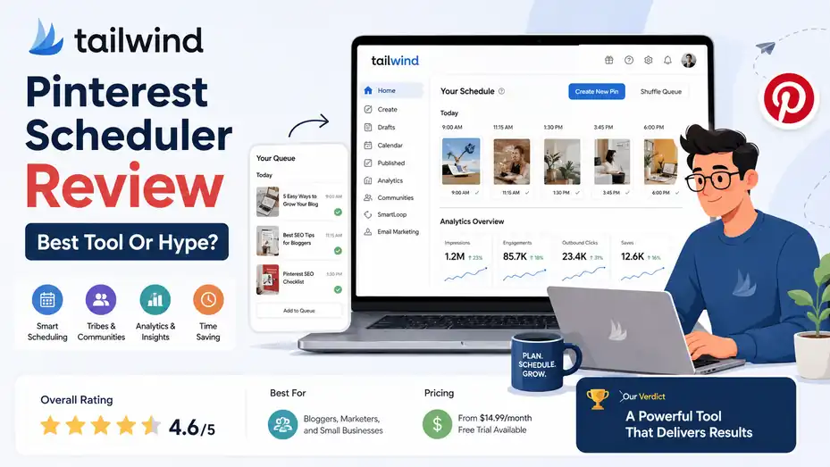 An informative illustration about Tailwind Pinterest Scheduler Review Best Tool Or Hype