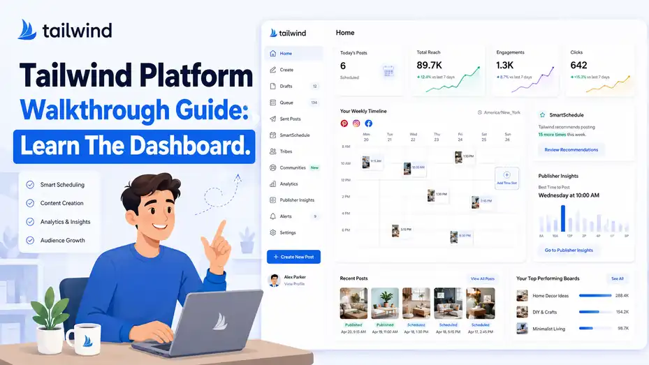 An informative illustration about Tailwind Platform Walkthrough Guide: Learn The Dashboard