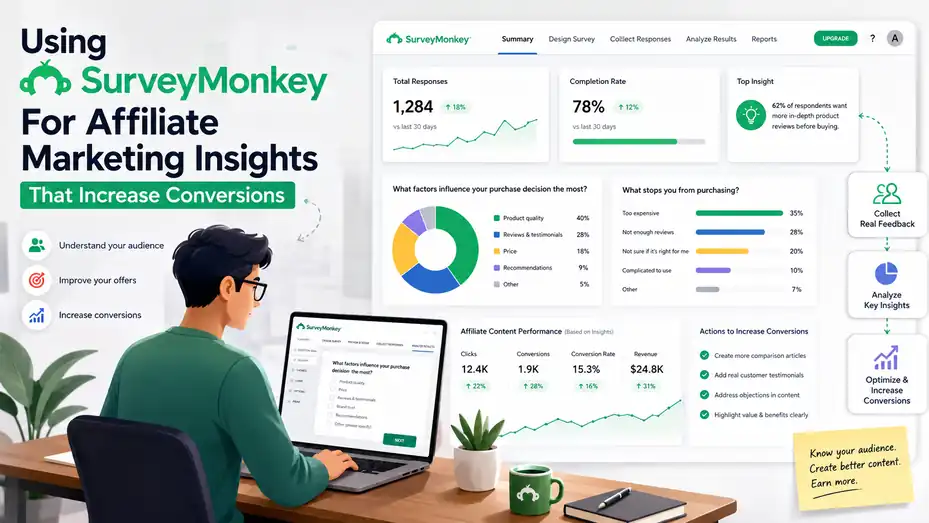 An informative illustration about Using SurveyMonkey For Affiliate Marketing Insights That Increase Conversions