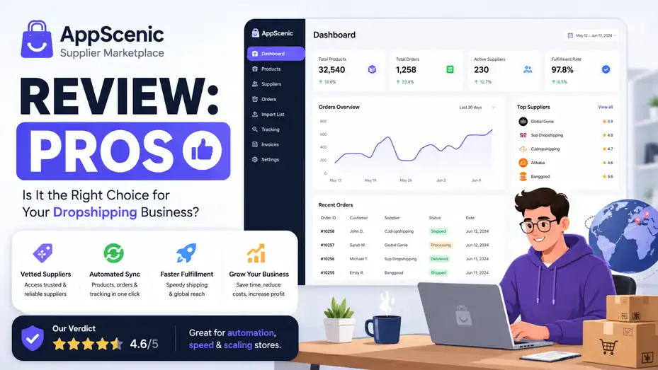 An informative illustration about AppScenic Supplier Marketplace Review: Pros
