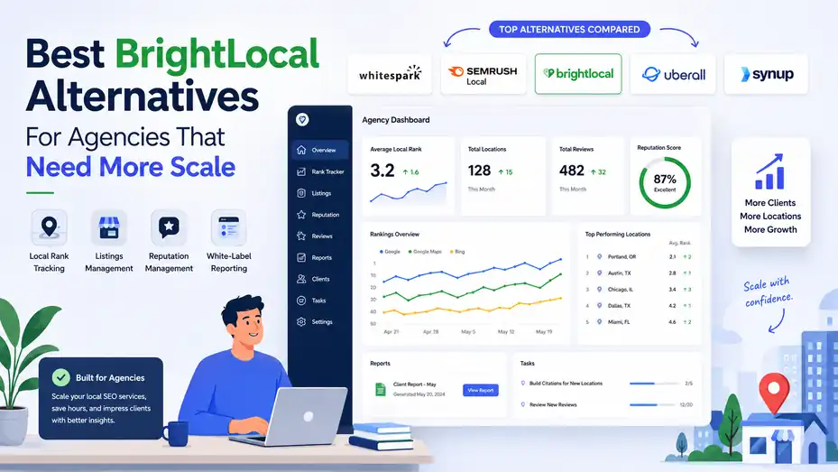 An informative illustration about Best BrightLocal Alternatives For Agencies That Need More Scale