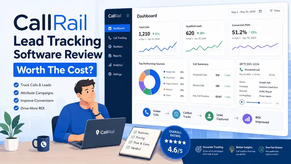 An informative illustration about CallRail Lead Tracking Software Review Worth The Cost