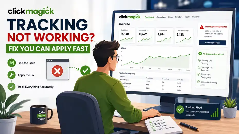 An informative illustration about ClickMagick Tracking Not Working Fix You Can Apply Fast