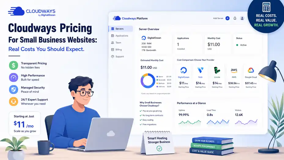 An informative illustration about Cloudways Pricing For Small Business Websites Real Costs You Should Expect