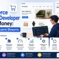 How An Ecommerce Website Developer Makes Money: 9 Proven Income Streams An informative illustration about How An Ecommerce Website Developer Makes Money: 9 Proven Income Streams