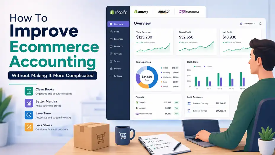 An informative illustration about How To Improve Ecommerce Accounting Without Making It More Complicated