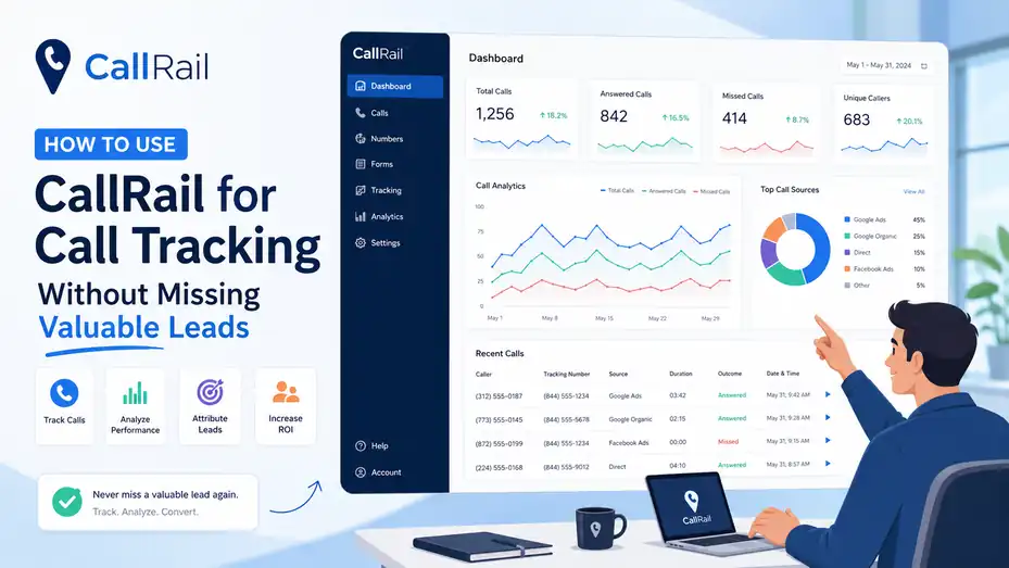 An informative illustration about How To Use CallRail for Call Tracking Without Missing Valuable Leads
