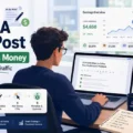 An informative illustration about How To Write A Blog Post That Makes Money Without Massive Traffic
