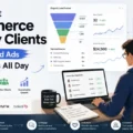 How to Get Ecommerce Agency Clients Without Paid Ads or Cold DMs All Day An informative illustration about How to Get Ecommerce Agency Clients Without Paid Ads or Cold DMs All Day