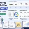 An informative illustration about Is Ecommerce Website Builder Worth It? Real Costs vs Real Profits