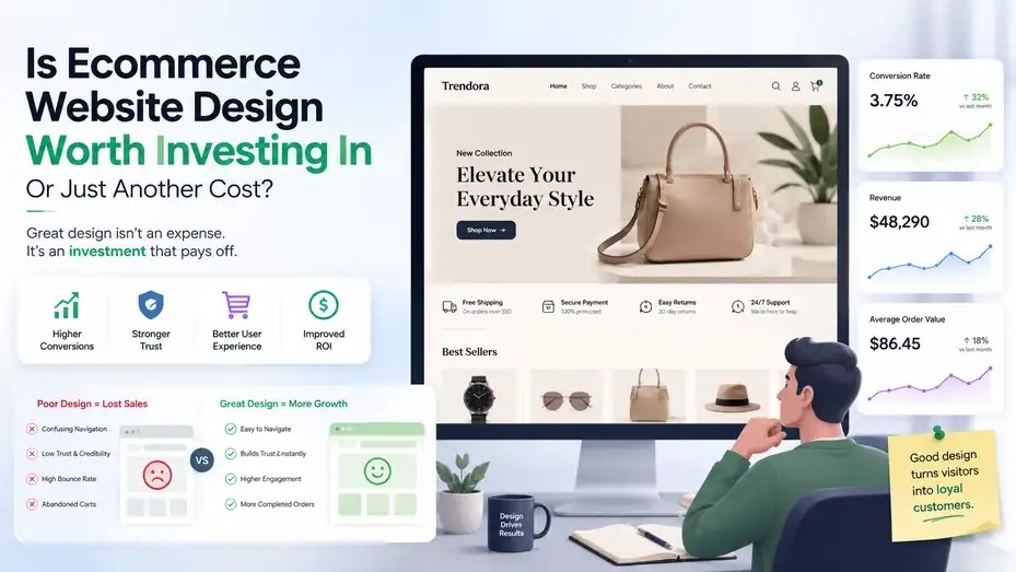 An informative illustration about Is Ecommerce Website Design Worth Investing In Or Just Another Cost?