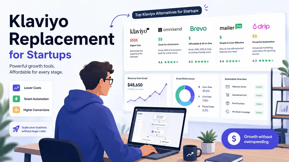 An informative illustration about Klaviyo Replacement for Startups That Need Growth Without Huge Costs