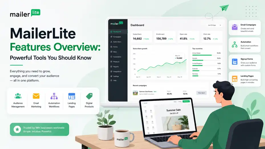 An informative illustration about MailerLite Features Overview: Powerful Tools You Should Know