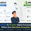 An informative illustration about SendOwl Vs Shopify Digital Downloads: Which One Sells More Smoothly?