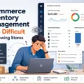 An informative illustration about Why Ecommerce Inventory Management Is So Difficult for Growing Stores