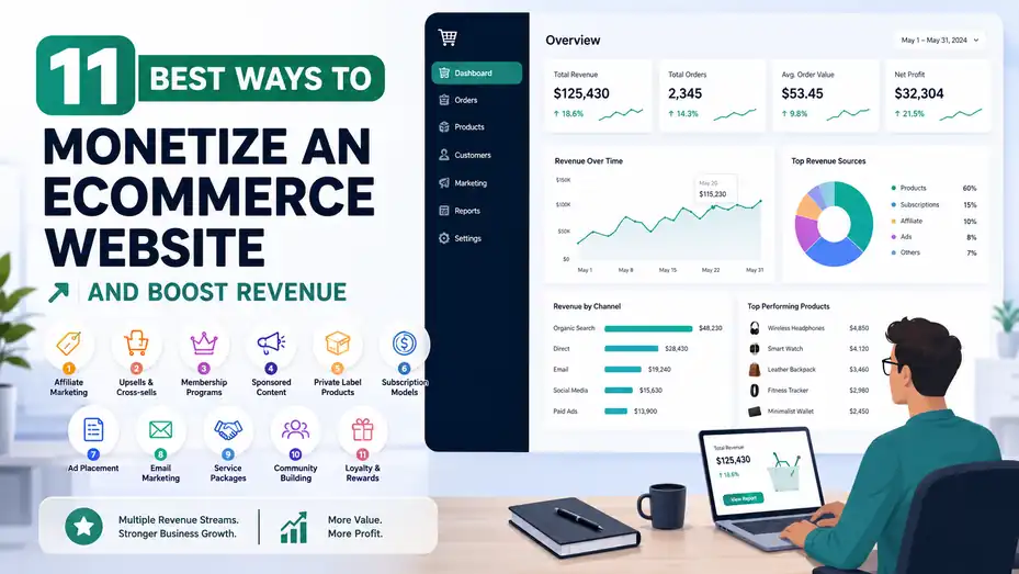 An informative illustration about 11 Best Ways To Monetize An Ecommerce Website And Boost Revenue