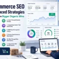 An informative illustration about 11 Ecommerce SEO Advanced Strategies That Drive Bigger Organic Wins