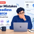 Beginner Mistakes With Headless Commerce That Can Derail Growth Fast An informative illustration about Beginner Mistakes With Headless Commerce That Can Derail Growth Fast
