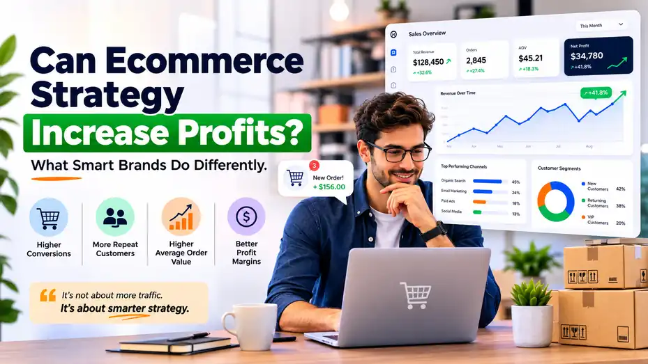 An informative illustration about Can Ecommerce Strategy Increase Profits? What Smart Brands Do Differently