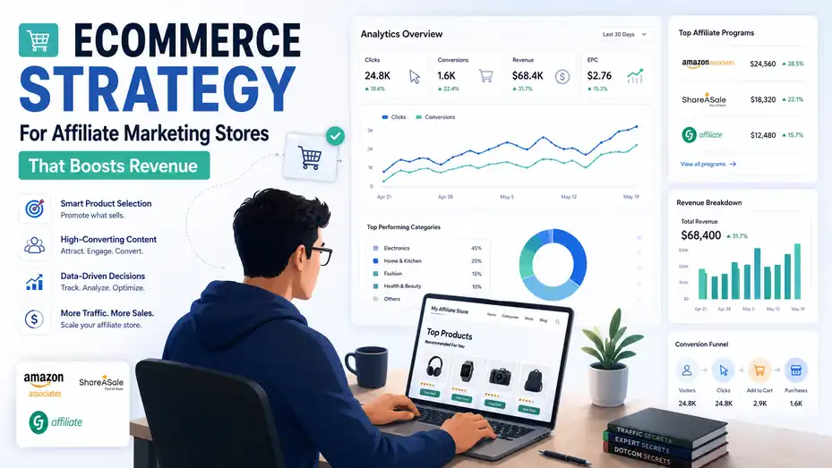 An informative illustration about Ecommerce Strategy For Affiliate Marketing Stores That Boosts Revenue