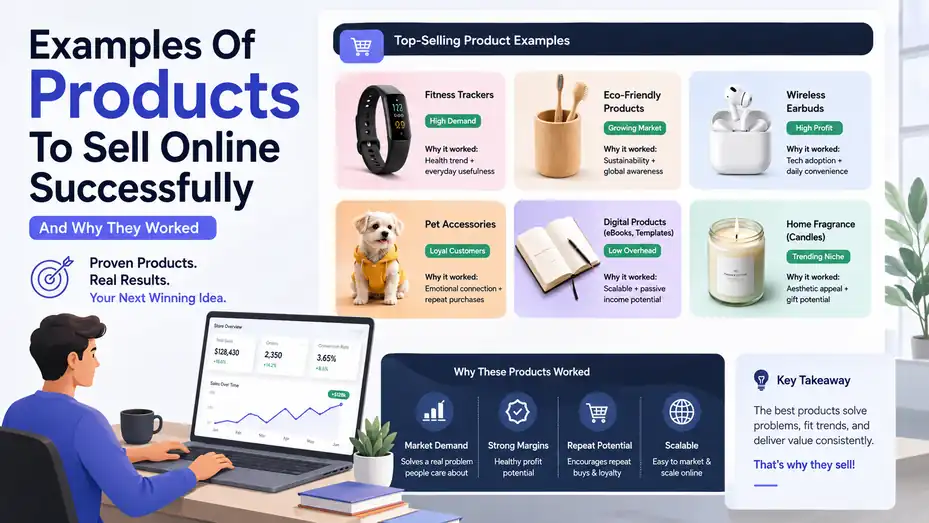 An informative illustration about Examples Of Products To Sell Online Successfully And Why They Worked