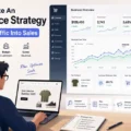 An informative illustration about How To Create An Ecommerce Strategy That Turns Traffic Into Sales
