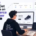 An informative illustration about How to Get Clients as an Ecommerce Developer Without Begging for Work