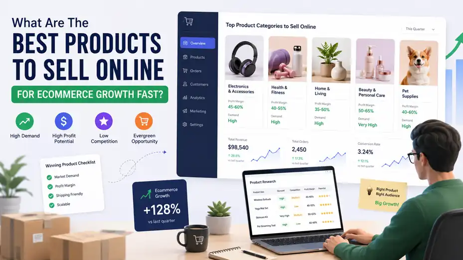 An informative illustration about What Are The Best Products To Sell Online For Ecommerce Growth Fast?