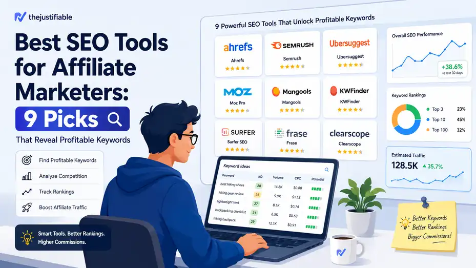 An informative illustration about Best SEO Tools for Affiliate Marketers: 9 Picks That Reveal Profitable Keywords