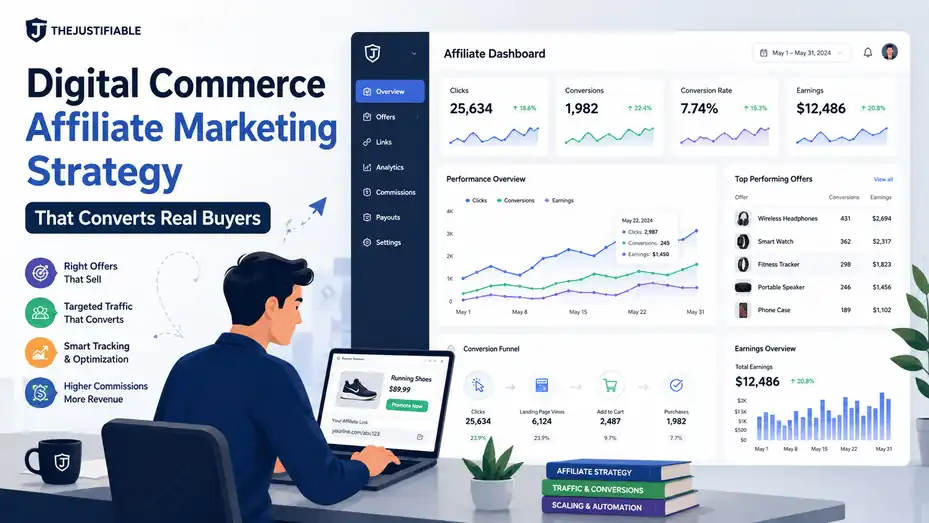 An informative illustration about Digital Commerce Affiliate Marketing Strategy That Converts Real Buyers