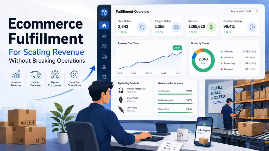 An informative illustration about Ecommerce Fulfillment For Scaling Revenue Without Breaking Operations