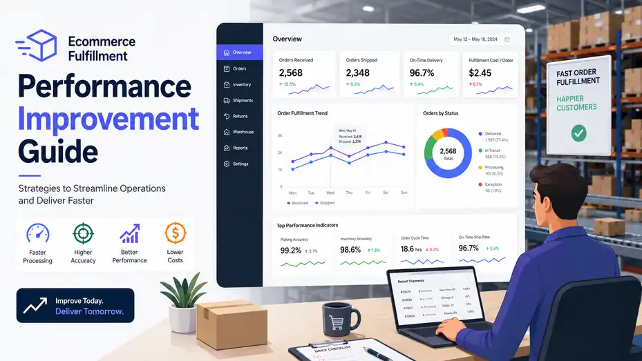 An informative illustration about Ecommerce Fulfillment Performance Improvement Guide For Faster Operations