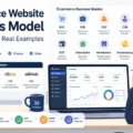 An informative illustration about Ecommerce Website Business Model Explained With Real Examples