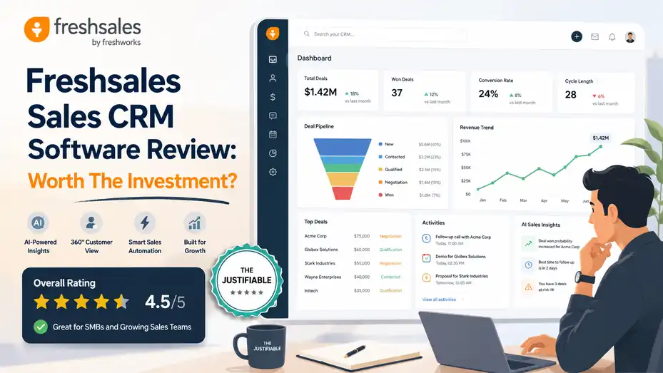 An informative illustration about Freshsales Sales CRM Software Review: Worth The Investment?