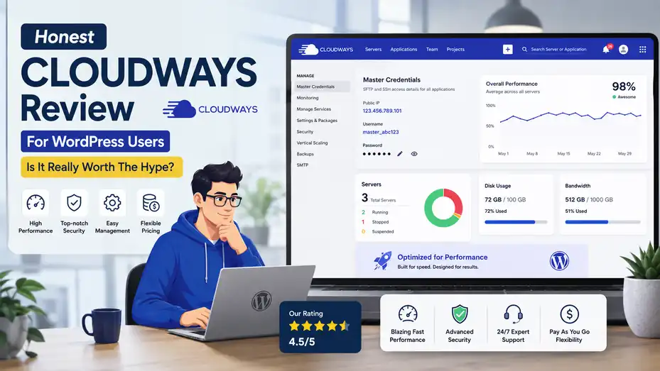 An informative illustration about Honest Cloudways Review For WordPress Users: Is It Really Worth The Hype?