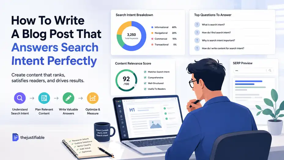 An informative illustration about How To Write A Blog Post That Answers Search Intent Perfectly