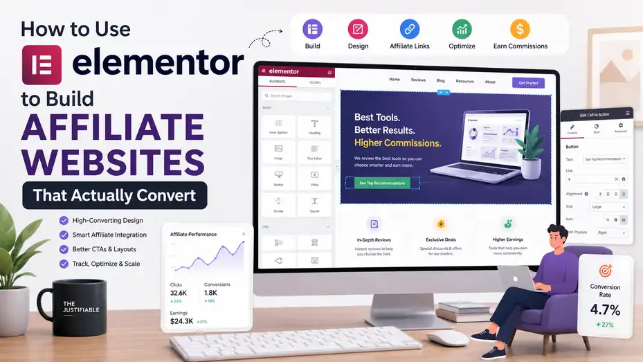 An informative illustration about How to Use Elementor to Build Affiliate Websites That Actually Convert