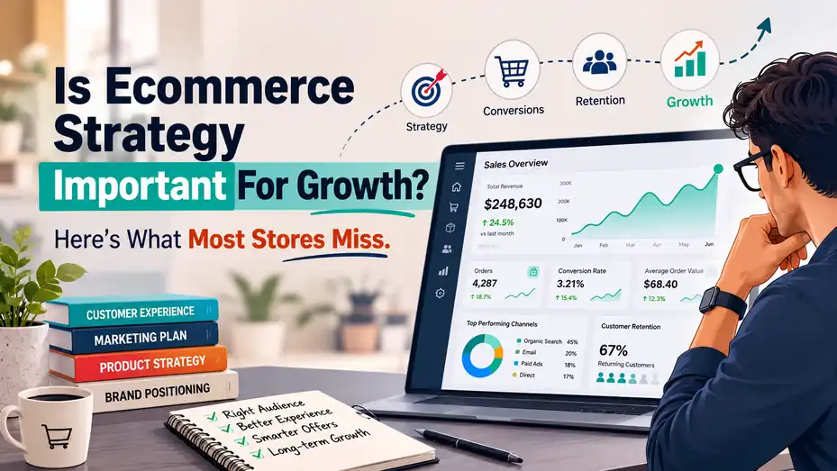 An informative illustration about Is Ecommerce Strategy Important For Growth? Here’s What Most Stores Miss