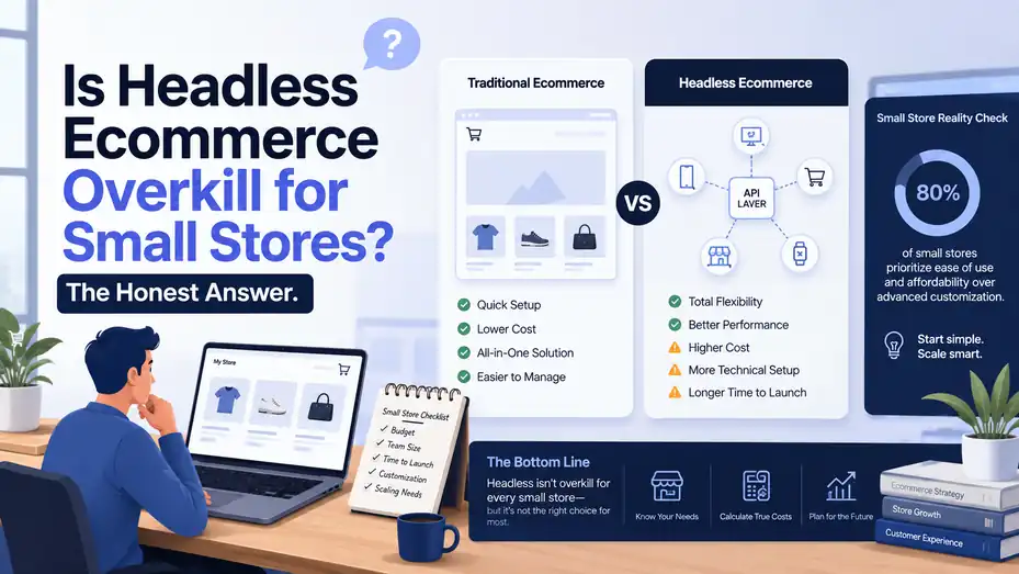 An informative illustration about Is Headless Ecommerce Overkill for Small Stores? The Honest Answer