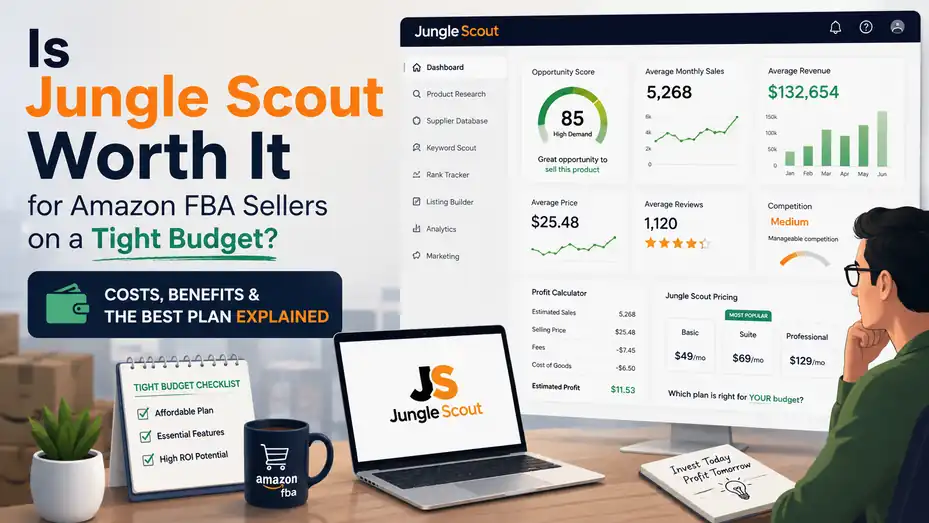 An informative illustration about Is Jungle Scout Worth It for Amazon FBA Sellers on a Tight Budget?