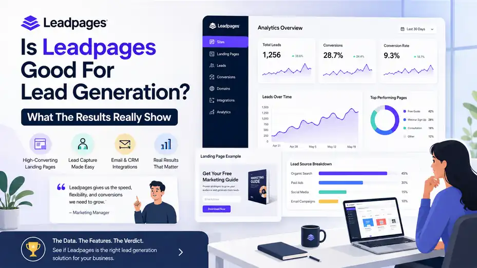 An informative illustration about Is Leadpages Good For Lead Generation? What The Results Really Show