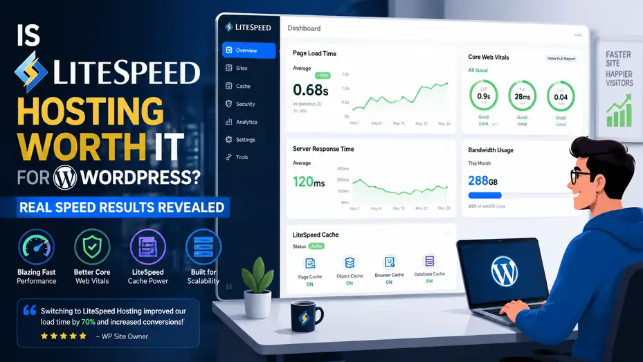 An informative illustration about Is LiteSpeed Hosting Worth It For WordPress? Real Speed Results Revealed