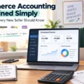 An informative illustration about Ecommerce Accounting Explained Simply: What Every New Seller Should Know